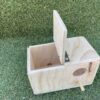 CASA NIDO, PARA CATITAS AUSTRALIANAS, MATERIAL TERCIADO 9 mm, CON GANCHOS PARA COLGAR EN INTERIOR