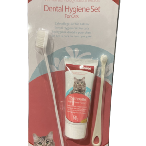 CEPILLO DENTAL Y KIT DE LIMPIEZA PARA GATOS, BIOLIN