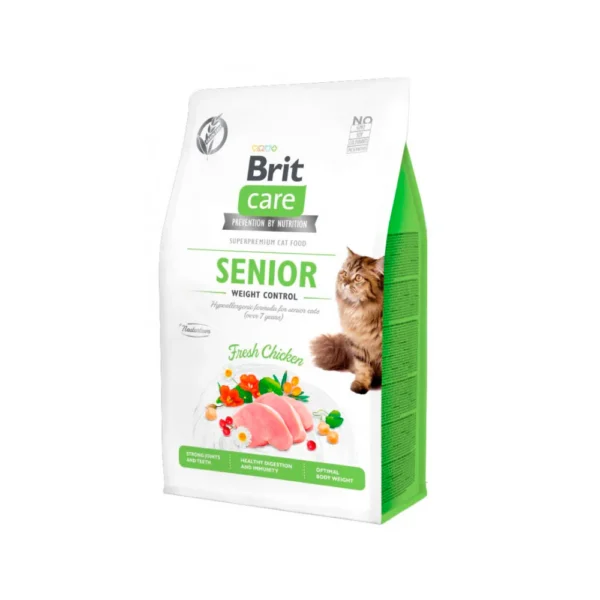 BRIT SENIOR GATOS  2 KG