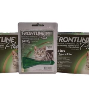 FRONTLINE PLUS. ANTI-PULGAS Y GARRAPATAS PARA GATOS 0,5 ML