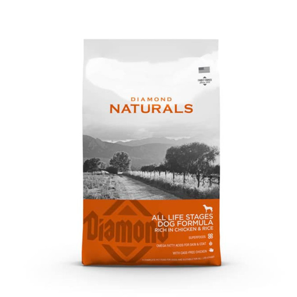 DIAMOND NATURALS, POLLO Y ARROZ  2 KG