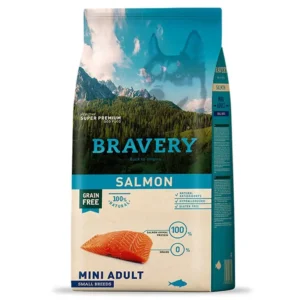 BRAVERY SALMON MINI ADULTO, 2 KG